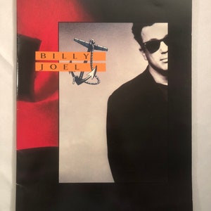 1989 Billy Joel Storm Front Souvenir Concert Tour Program Original Offical Booklet