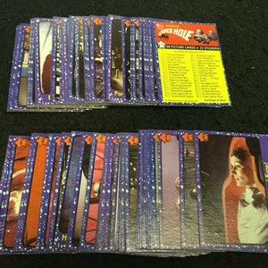 Juego de cartas coleccionables Topps The Black Hole de 1979, 88 cartas, película original de Disney, gran idea para regalo