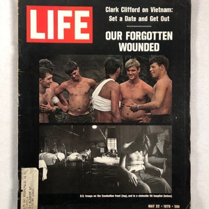 May 22 1970 Life Magazine Our Forgotten Wounded Vietnam Veterans Cover Vintage Original