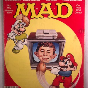 Vintage 1990 Mad Magazines - Etsy