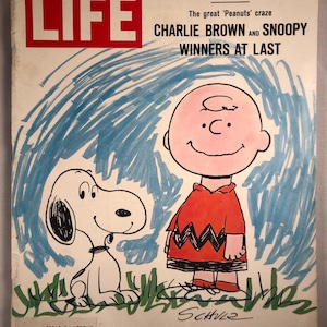 60s LIFE MAGAZINE スヌーピー&チャーリー表紙 60s SNOOPY / LIFE MAGAZINE (AC-1011) - 2000toys Antique Mall