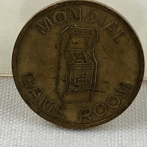 Modial Game Room Token Vintage Arcade Original Genuine Authentic ET693