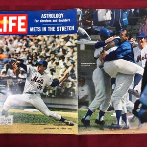 September 26 1969 Life Magazine Miracle Mets Jerry Koosman Cover Vintage Original Great Birthday Gift Idea