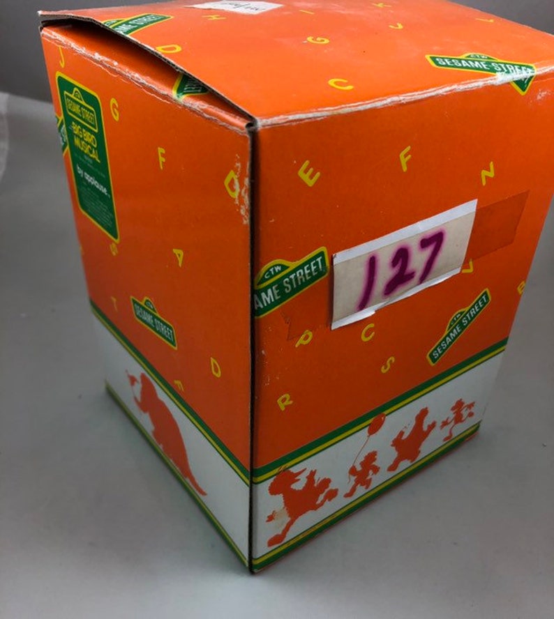 Big Bird Music Box Sesame Street Musical Big Bird and Radar in Etsy UK