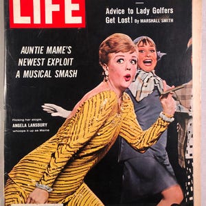 17. Juni 1966 Life Magazine Angela Lansbury als Tante Mame auf Cover Vintage Broadway Original Great Birthday Jubiläum Geschenkidee
