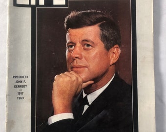 November 29 1963 Life Magazine JFK John F Kennedy 1917 1963 Cover Vintage Original Great Birthday Anniversary Gift Idea
