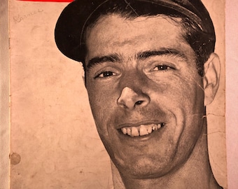 May 1 1939 Life Magazine NY Yankees Joe Dimaggio on Cover Vintage