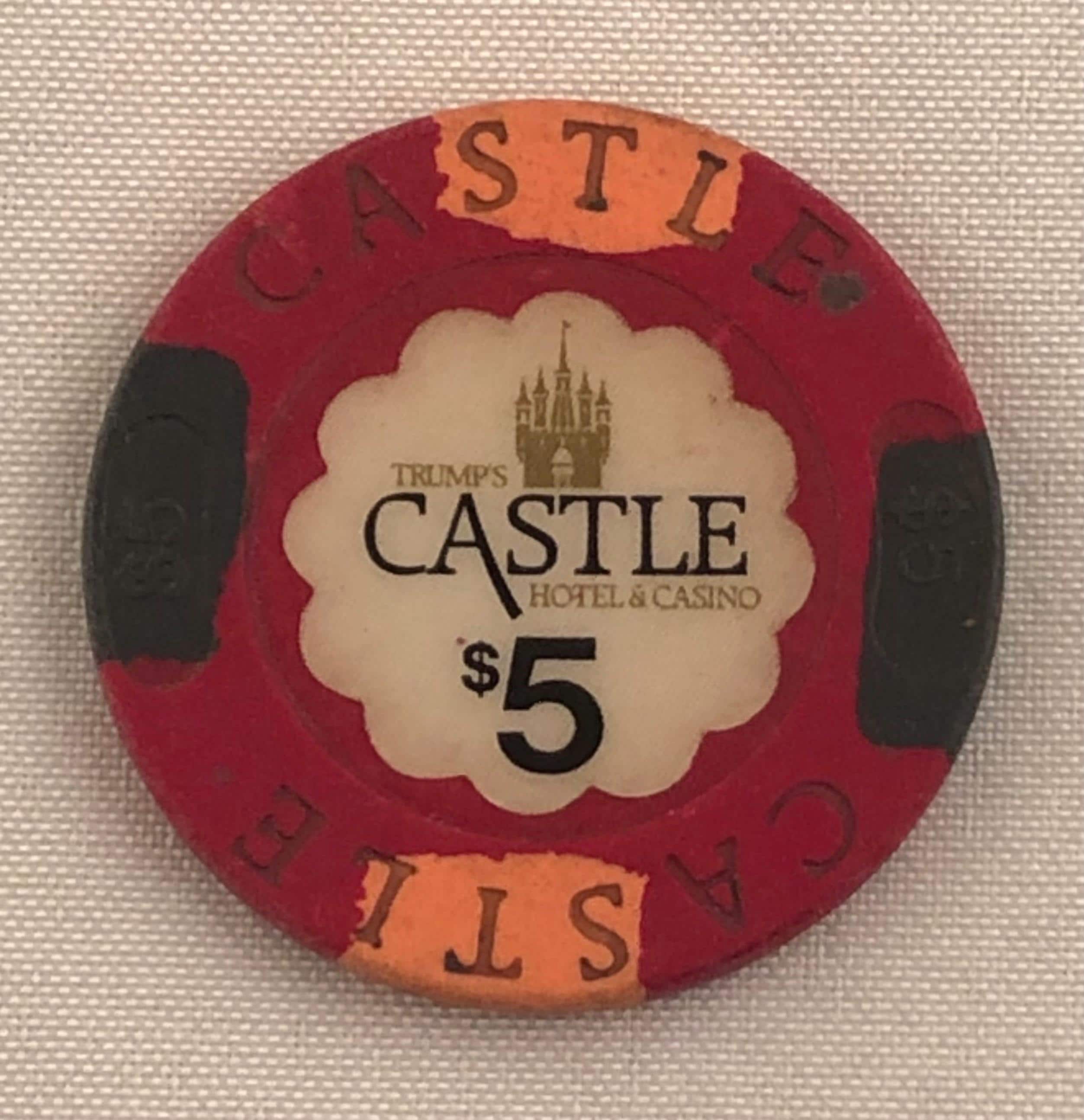 Trump Castle Casino and Hotel 5.00 Five Dollar Table Poker Chip