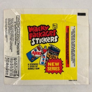 Wacky Packages Stickers Wrapper 1979 Topps Series 2 Vintage Original Great Gift Idea Ml17
