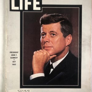 November 29 1963 Life Magazine JFK John F Kennedy 1917 1963 Memorial Cover Vintage Original Great Birthday Anniversary Gift Idea