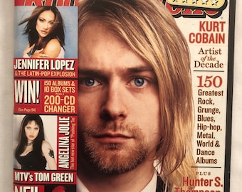 May 13 1999 Rolling Stone Magazine Issue 812 Artist of The Decade Kurt Cobain on Cover Vintage Nirvana Newstand Edition