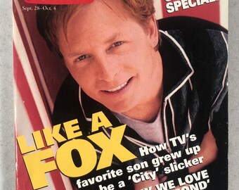 Week of September 28 To October 4 1996 TV Guide Michael J Fox on Cover Vol 44 Number 39 Issue 2270 New Jersey Cable Edition