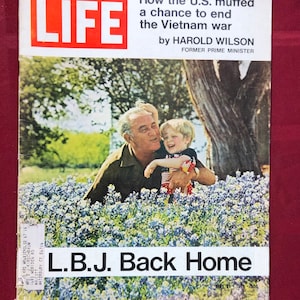 May 21 1971 Life Magazine LBJ Back Home Cover Vintage Original Great Birthday Gift Idea