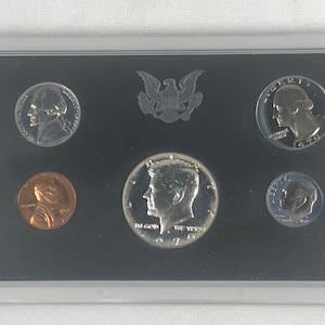 1970 US Proof Set San Francisco S Mint 5 Coin Set Great Birth Year or Birthday Set Anniversary Gift
