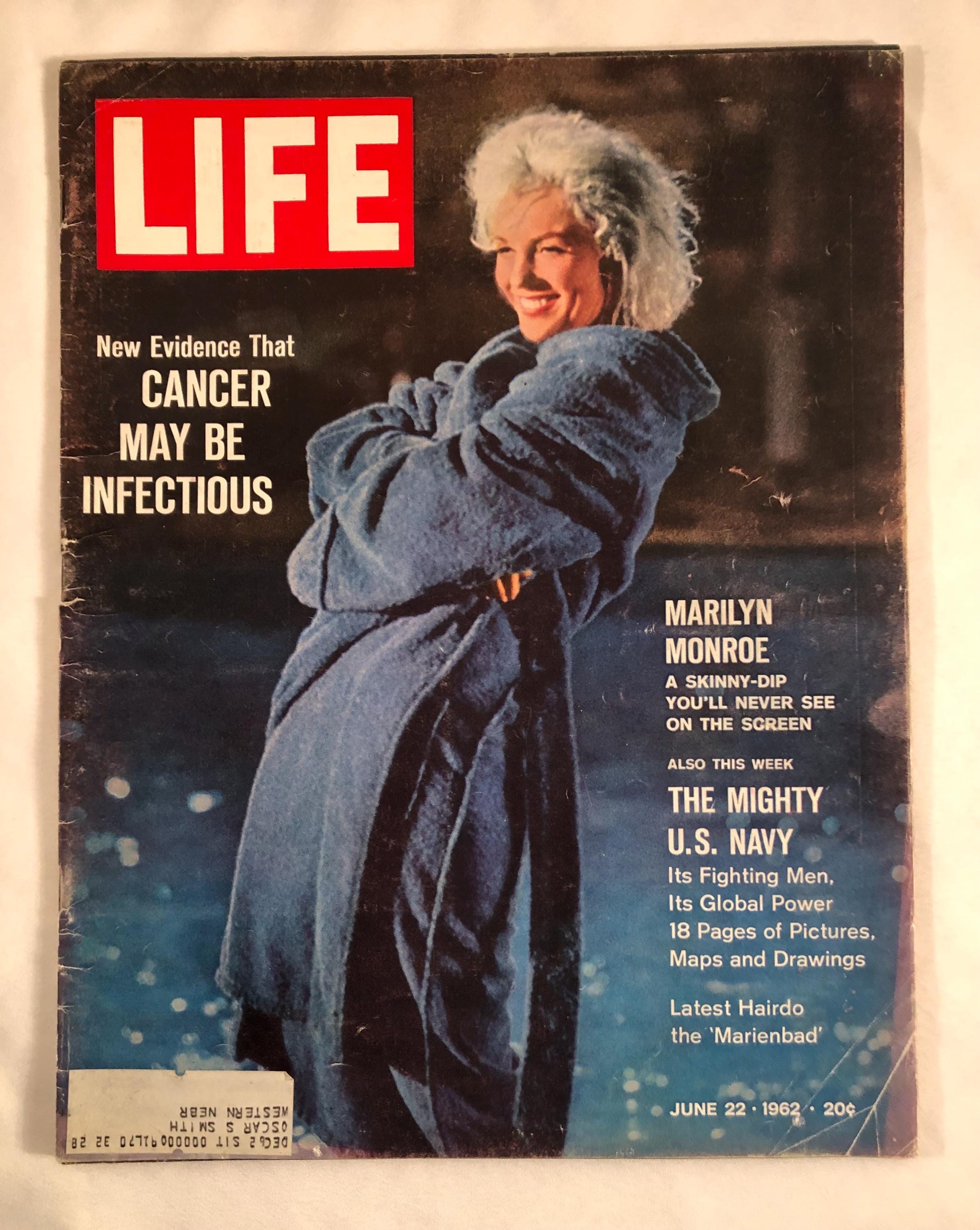 VTG 1952 Bound Life Magazine March - April Weekly Issue Marilyn