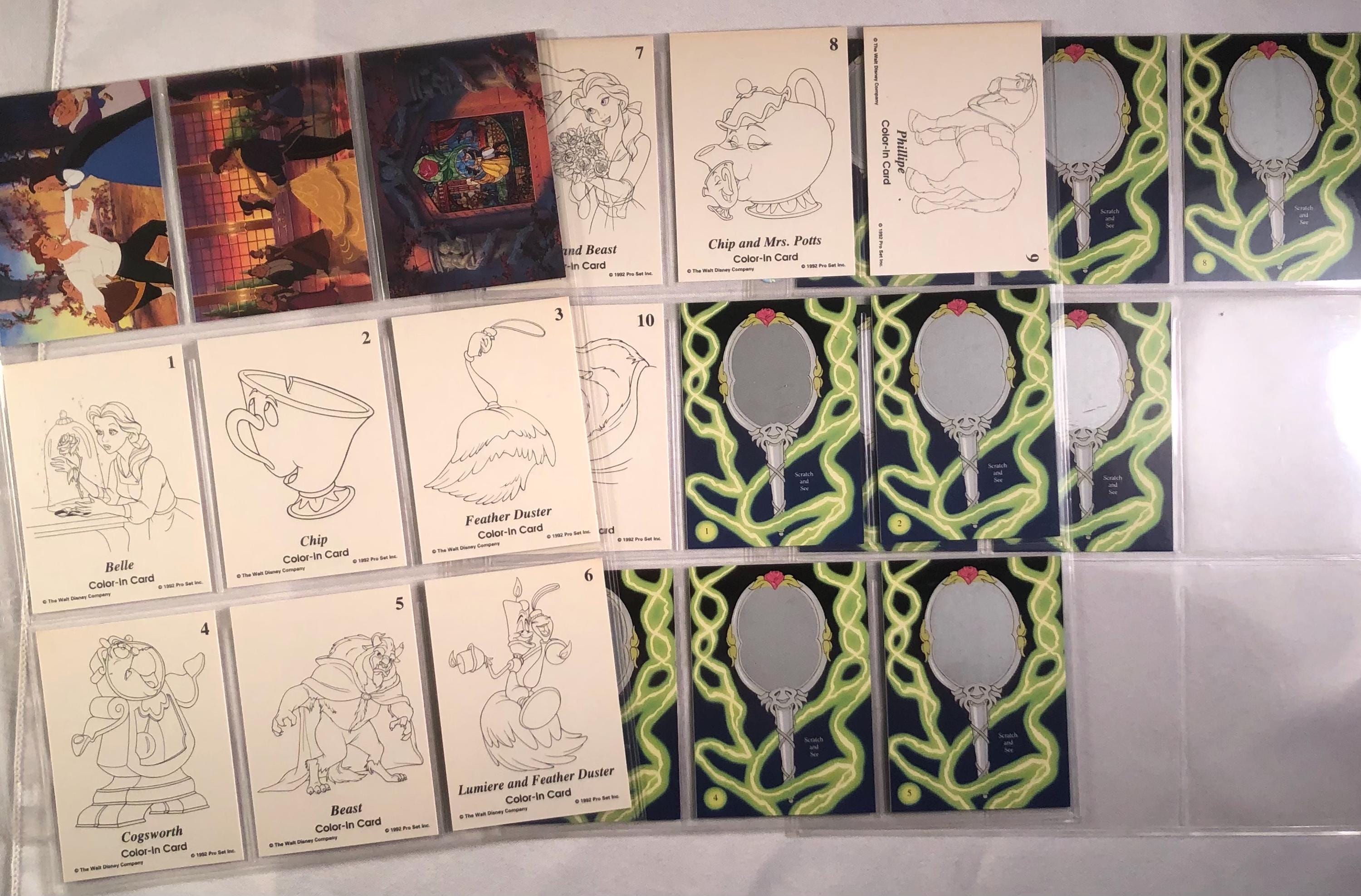 1992 Proset Disney's Beauty and the Beast Movie Trading Card