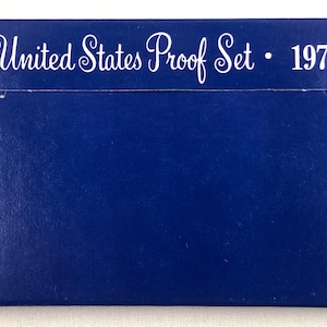 1972 US Proof Set San Francisco S Mint 5 Coin Set Great Birth Year or Birthday Set Anniversary Gift