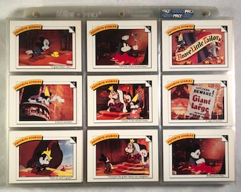 Disney Collector Cards * Vintage * Memorabilia 210 Cards