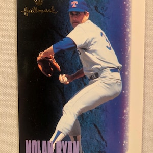 1995 Nolan Ryan Classic Baseball Hallmark Keepsake Card # HK1 Vintage BB Original Authentic EC333