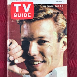 Week March 16 to 22 1963 TV Guide The Doctor Richard Chamberlain on Cover Vol 11 Number 11 Issue 520 Lake Ontario Edition Vintage Gift Idea
