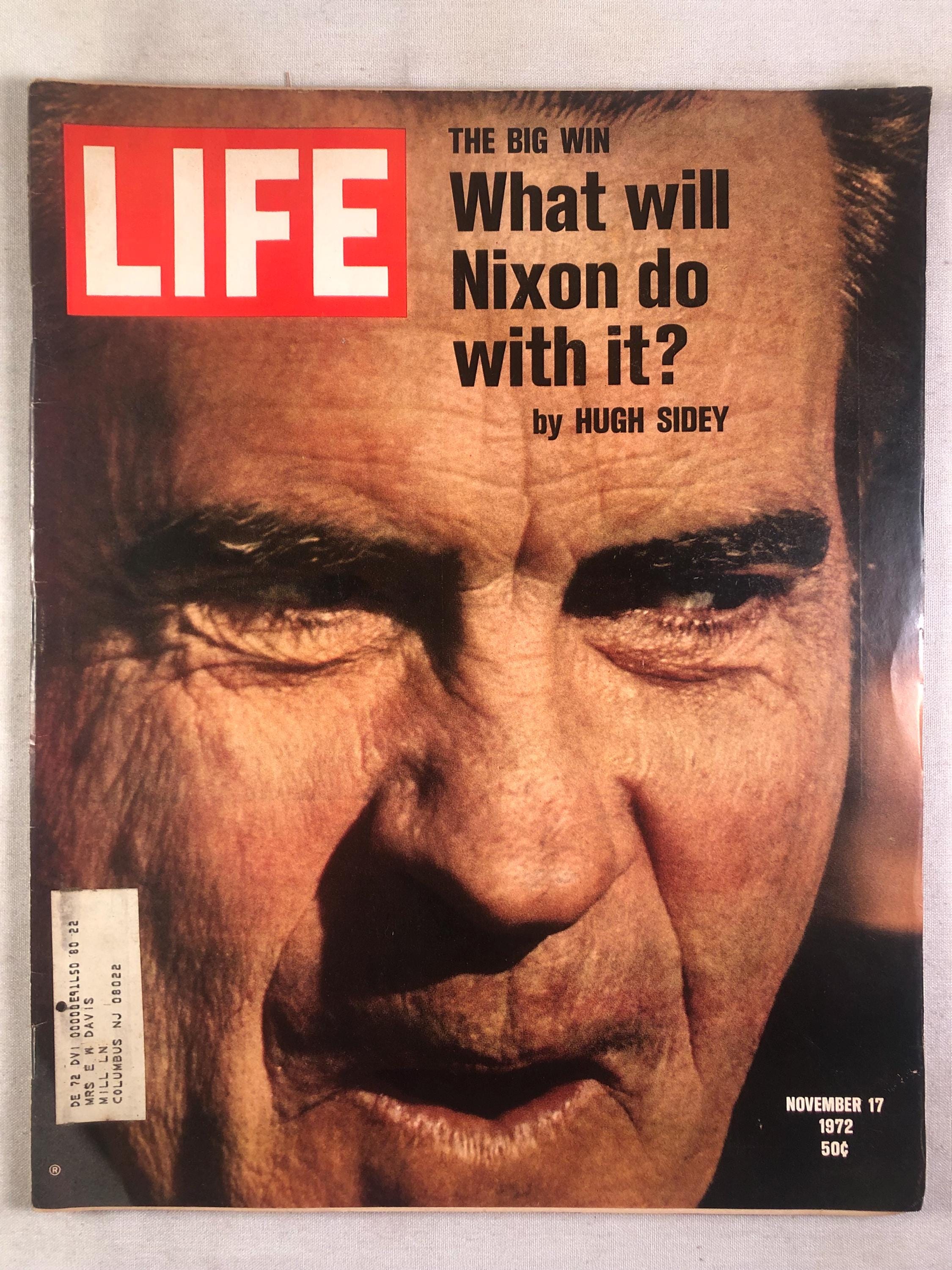 額付き LIFE誌 1972年 ニクソン大統領 ビンテージ アンティーク 雑貨 額付き LIFE誌 1972年 ニクソン大統領 ビンテージ アンティーク 雑貨
