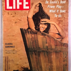 8. Juli 1966 Life Magazine Claudie Cardinale auf Cover Vintage Original Great Birthday Jubiläum Geschenkidee