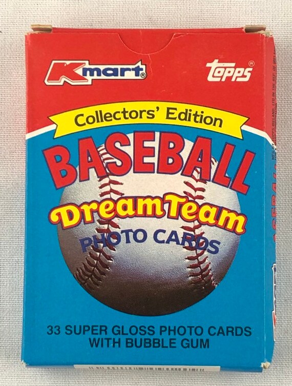 1989 Topps Kmart Dream Team Complete Box Set Of 33 Cards