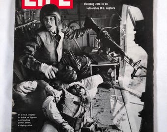 April 16 1965 Life Magazine Helicopter Vietcong US Copter in Thick