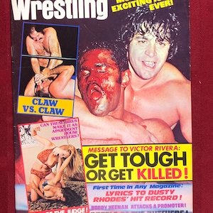 July 1975 Sports Review Wrestling Magazine Bobby Shane Cover Vintage Apartment Wrestling NWA WWWF AWA Great Birthday Anniversary Gift Idea