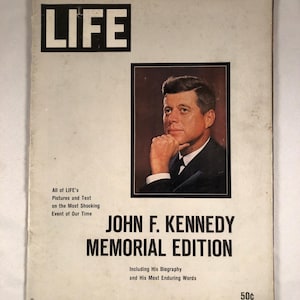 December 1963 Life Magazine President John F Kennedy Memorial JFK Tribute Edition Great Birthday Gift Idea