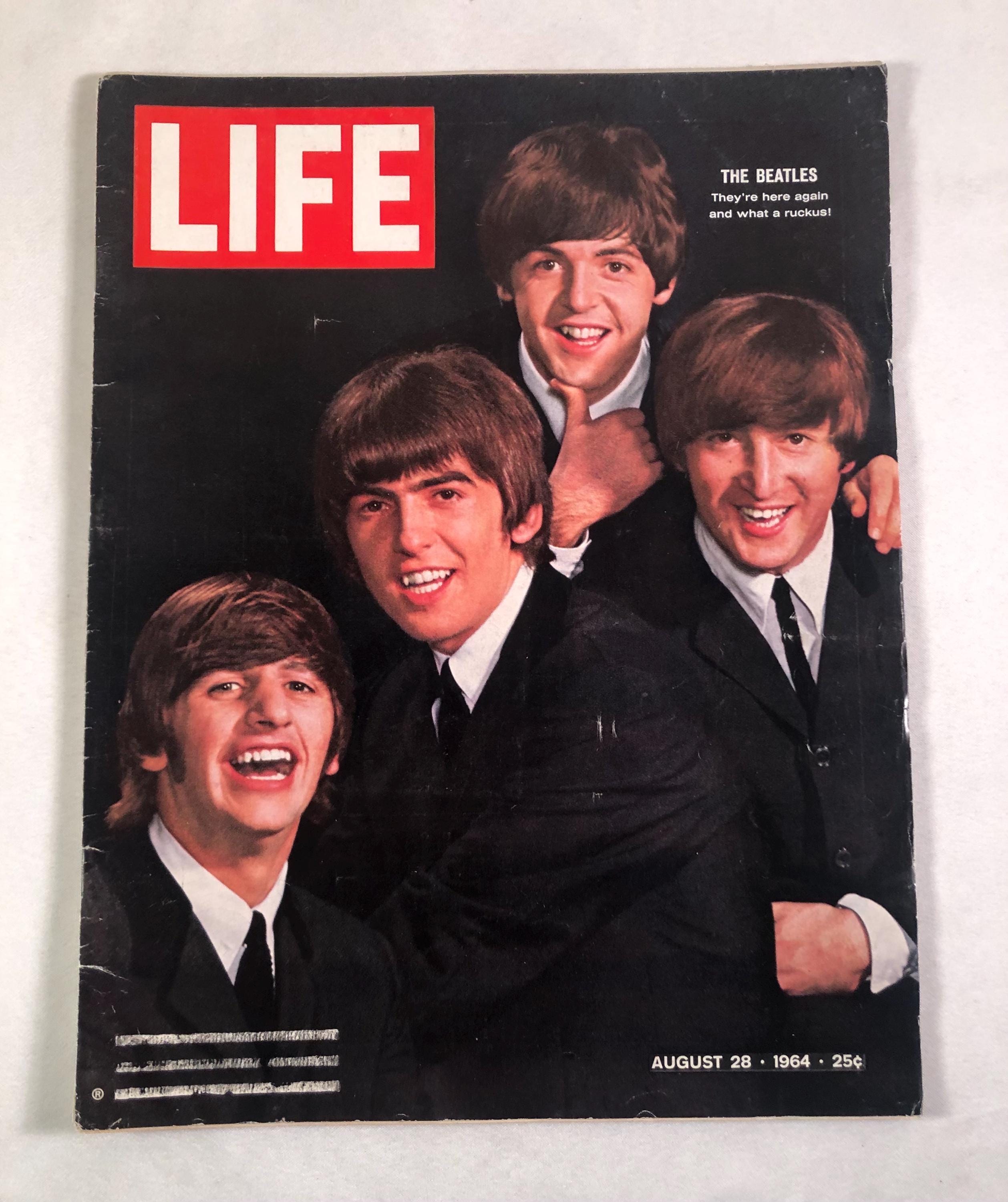 1964年8月28日 ライフ誌 表紙にビートルズ ヴィンテージ オリジナル