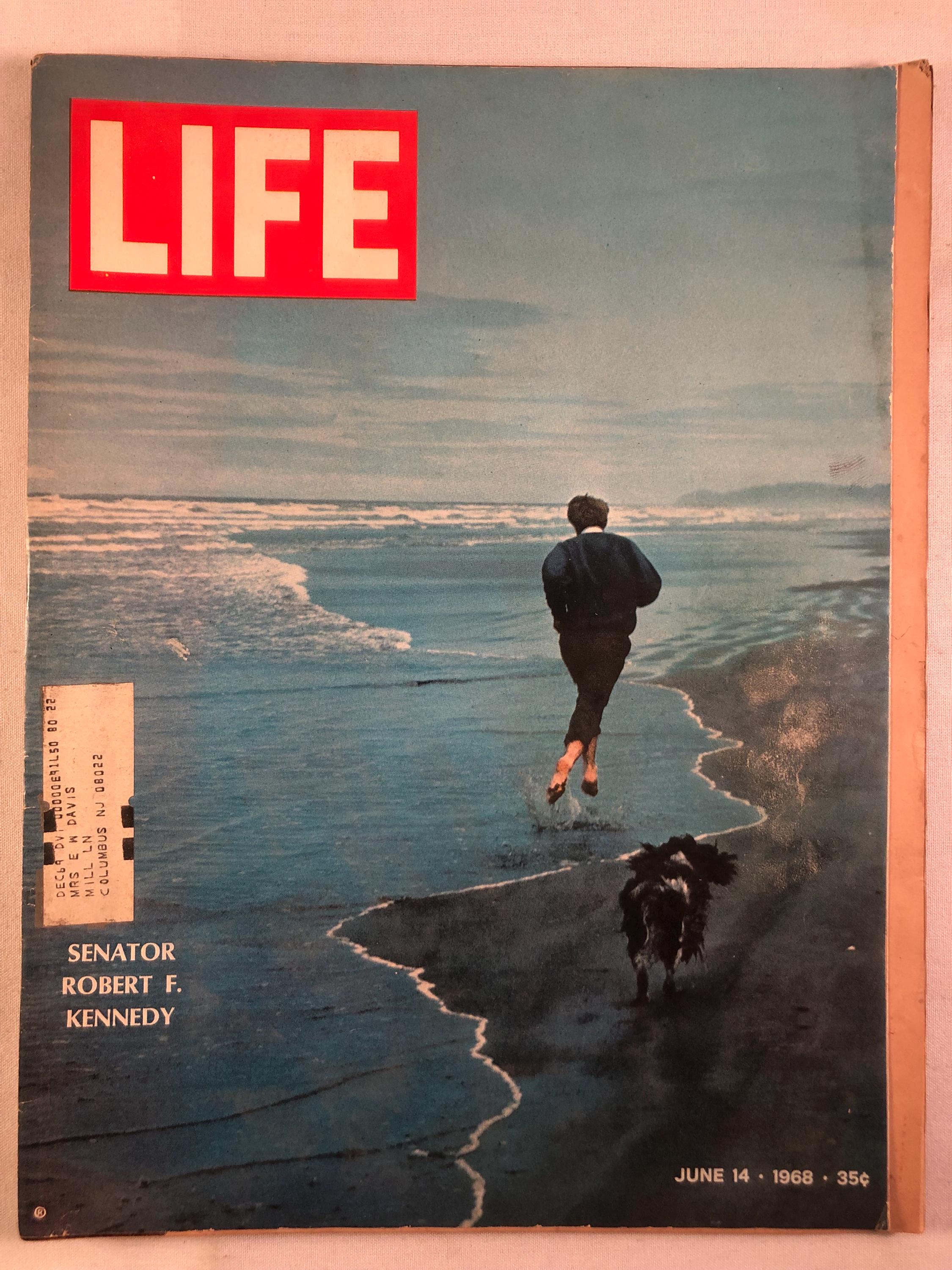 June 14 1968 Life Magazine Senator Robert F Kennedy on Cover