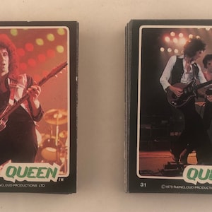 1979 Donruss Rock Stars complete set van 66 ruilkaarten met Queen, Kiss, The Village People en The Babys EC280