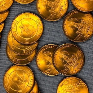 1976 Bicentennial SEPTA Subway One Fare Uncirculated Philadelphia Token Southeastern Pennsylvania Transportation Vintage Authentic ET418