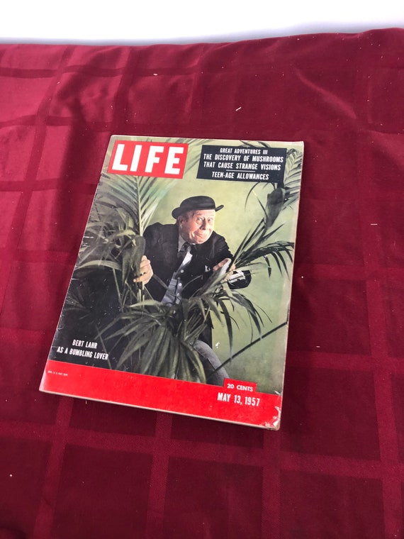 May 13 1957 Life Magazine Bert Lahr and the Discovery of