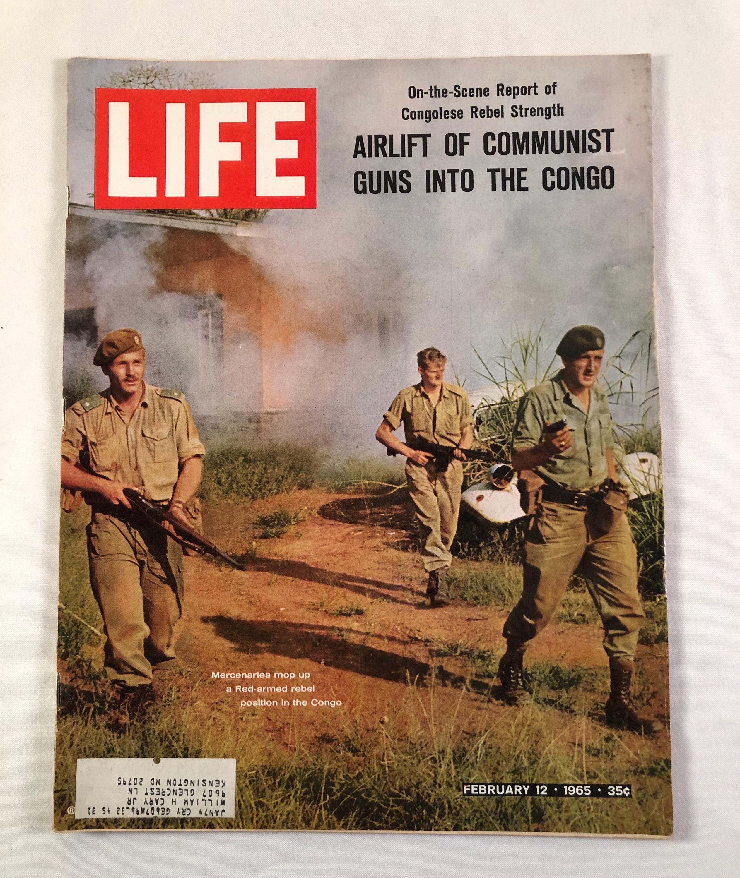 February 12 1965 Life Magazine Airlift of Communist Guns Into the