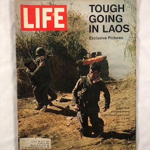 March 12 1971 Life Magazine Tough Going in Laos South Vietnamese Troops Cover Vintage Original Great Birthday Gift Idea