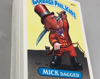 Original Garbage Pail Kids Series 5 Complete Set of 84 Stickers Vintage 1986 Topps GPK Sticker Cards Original Series OS5