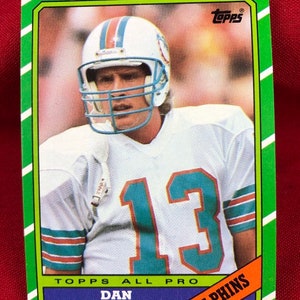 Dan Marino 1986 Topps Football Card # 45 vintage Authentique Original Authentique EC101
