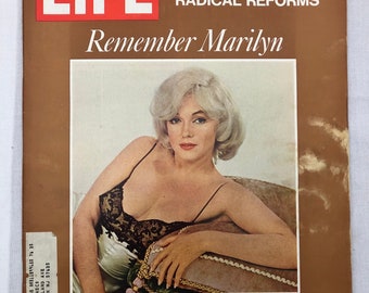 September 8 1972 Life Magazine Remember Marilyn Monroe on Cover Vintage Original Great Birthday Anniversary Gift Idea