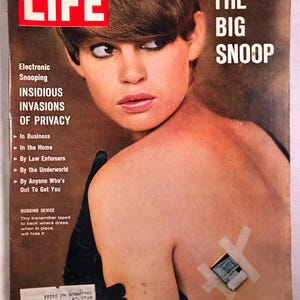 May 20 1966 Life Magazine The Big Snoop Cover Vintage Spy Original Great Birthday Anniversary Gift Idea