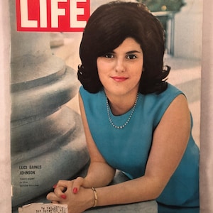 May 15 1964 Life Magazine Luci Baines Johnson Teenager In The White House on Cover Vintage Original Great Birthday Anniversary Gift Idea