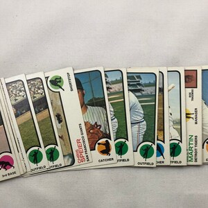 1973 Topps Baseball Starter Set 20 verschiedene Karten Vintage Karte Original Authentische DSY59