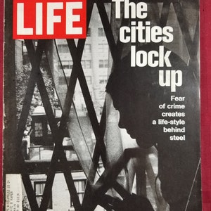 November 19 1971 Life Magazine The Cities Lock Up Cover Vintage Original Great Birthday Gift Idea