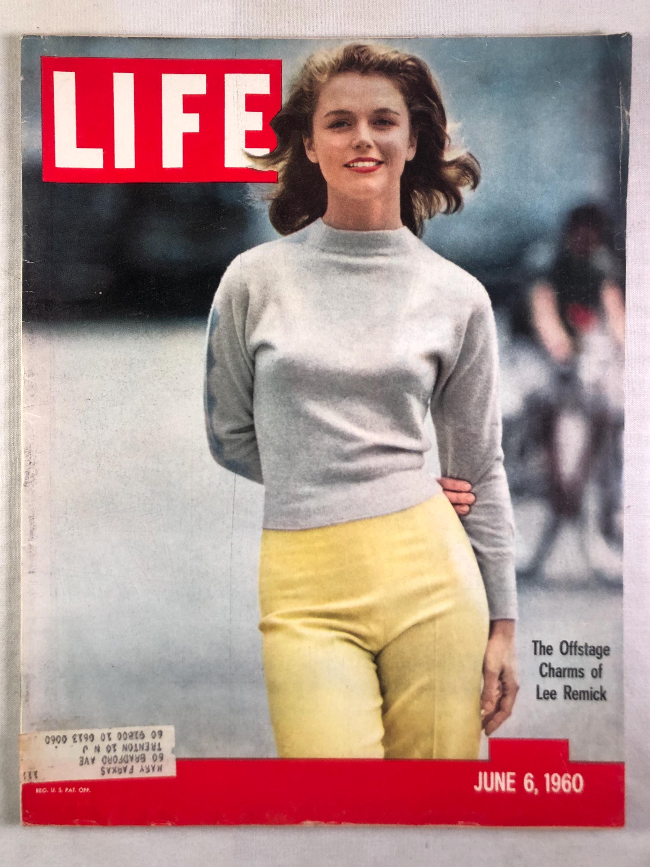 June 6 1960 Life Magazine the off Stage Charms of Lee Remick on