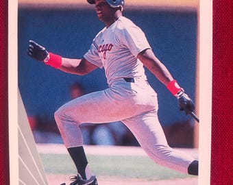 1990 Leaf Frank Thomas Rookie Baseball Card #300 Vintage MLB RC Original Authentic EC340