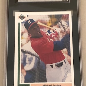 Vintage 1991 Michael Jordan Upper Deck Rookie Baseball Card # SP1 Clasificado NM-MT 8.5 por SGC Original Auténtico EC228 Es un gran regalo