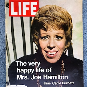 May 14 1971 Life Magazine Mrs Joe Hamilton Alias Carol Burnett Cover Vintage Original Great Birthday Gift Idea
