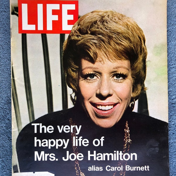 Mai 14 1971 Life Magazine Mrs Joe Hamilton Alias Carol Burnett Cover Vintage Original Tolle Geburtstag Geschenkidee
