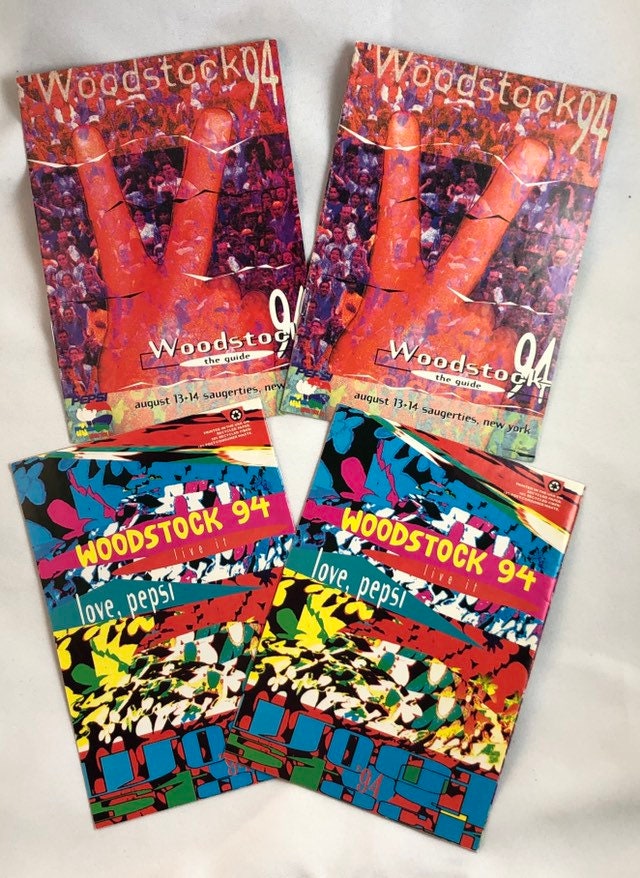 Rare Woodstock 94 Unused Set of 4 Tickets Uncut Sheet Rare Woodstock 94 Unused Set of 4 Tickets Uncut Sheet